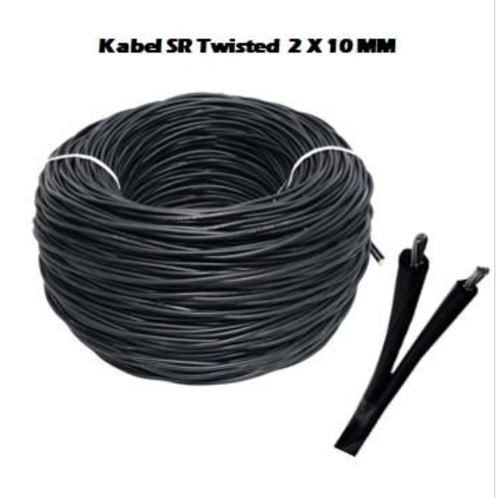 Kabel SR Kabel Twist 2 x 10 MM Kabel PLN Kabel Listrik 2X10MM