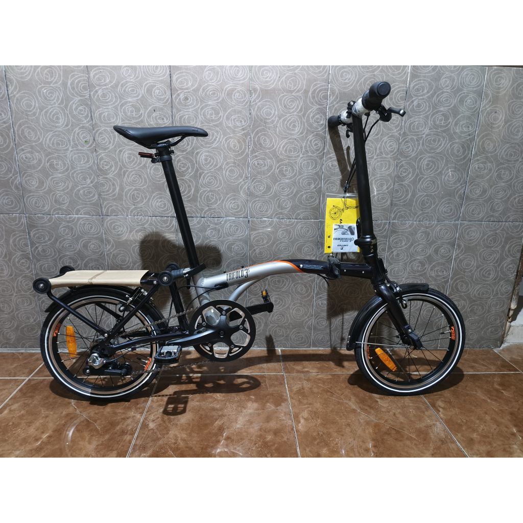 sepeda tiga lipatan united trifold 3s