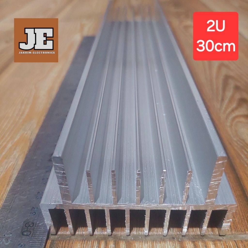 Heatsink Headsink 2U 30cm Pendingin Transistor Super Tebal