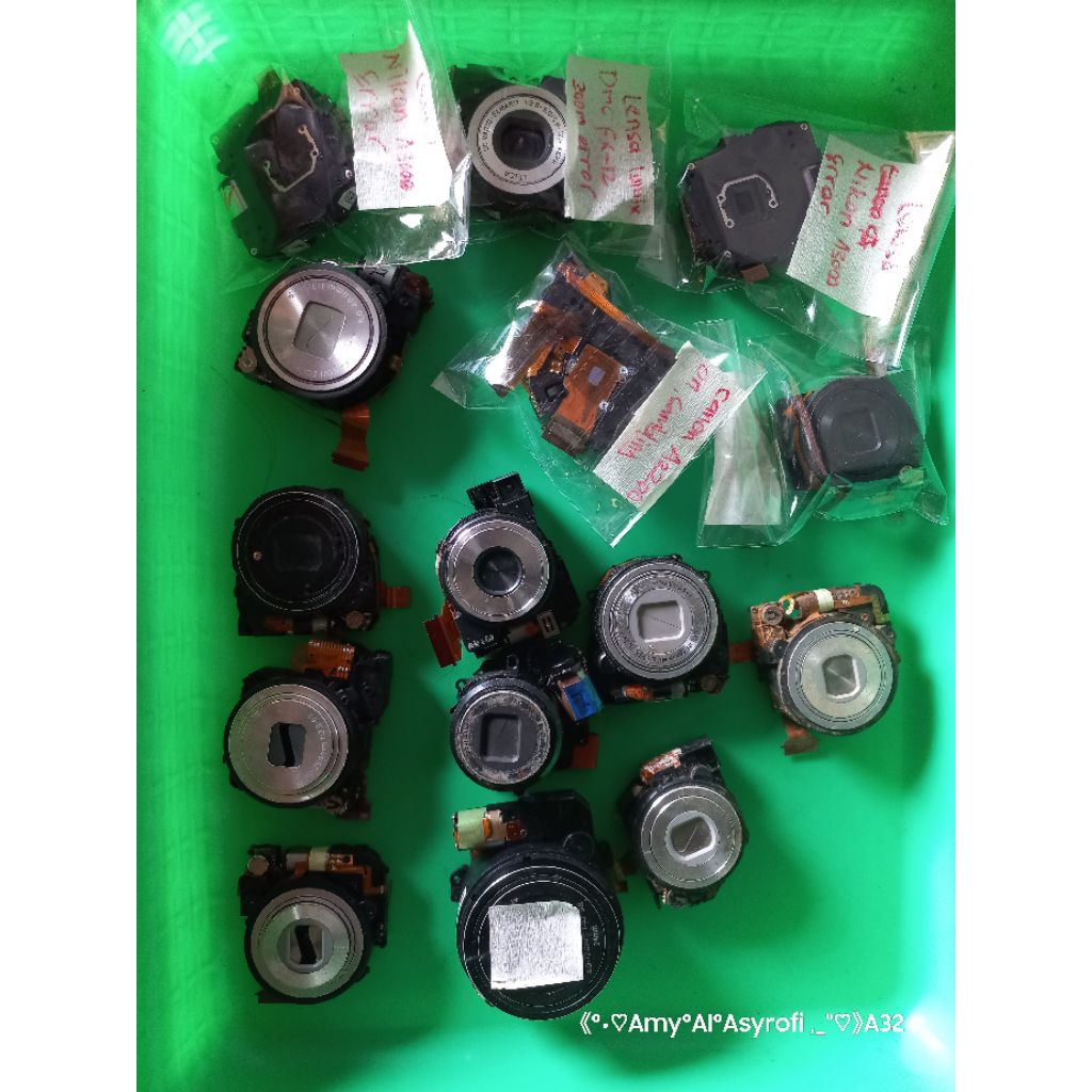 BAHAN LENSA KAMERA DIGITAL POCKET,Bekas original(BACA DESKRIPSI )