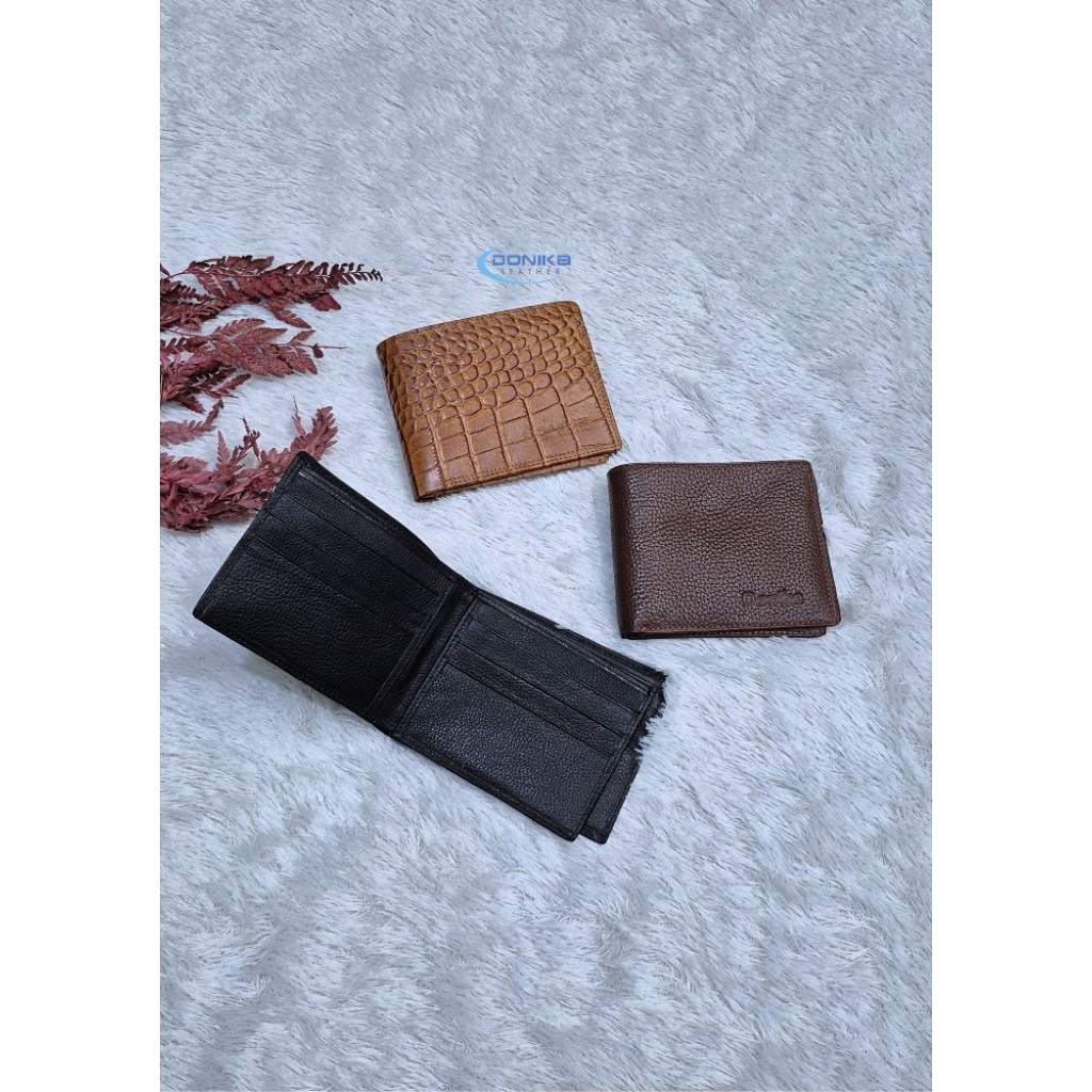 Dompet pria kulit 3 in 1 Dompet lipat pria