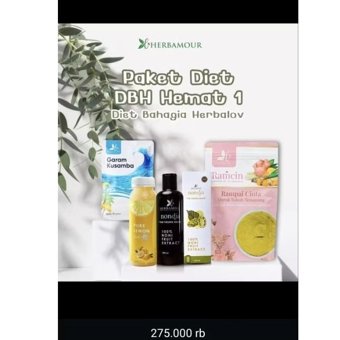 paket Diet Hemat Herbalove