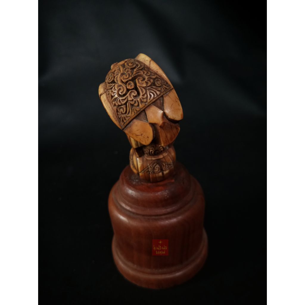 deder handel hulu gading gg ukir bagus jawa demam atau bebekan, prabot keris melayu. sangat istimewa