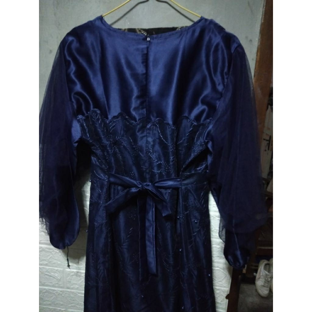 Baju Kondangan Biru Dongker