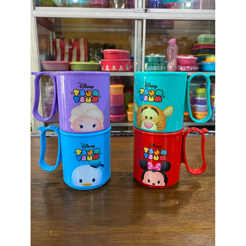 Gelas Disney Tsum Tsum Tupperware Original