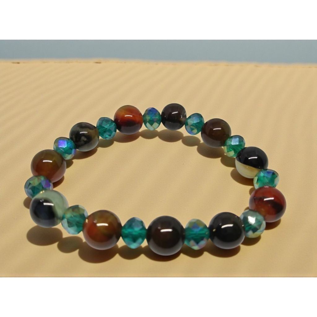 gelang batu warna warni