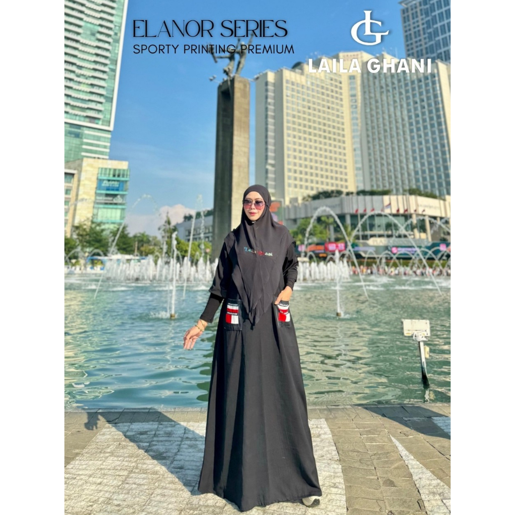 Elanor Series, Elanor Andara | Dress Syar'i | LAILA GHANI | Set Gamis | Set Dress