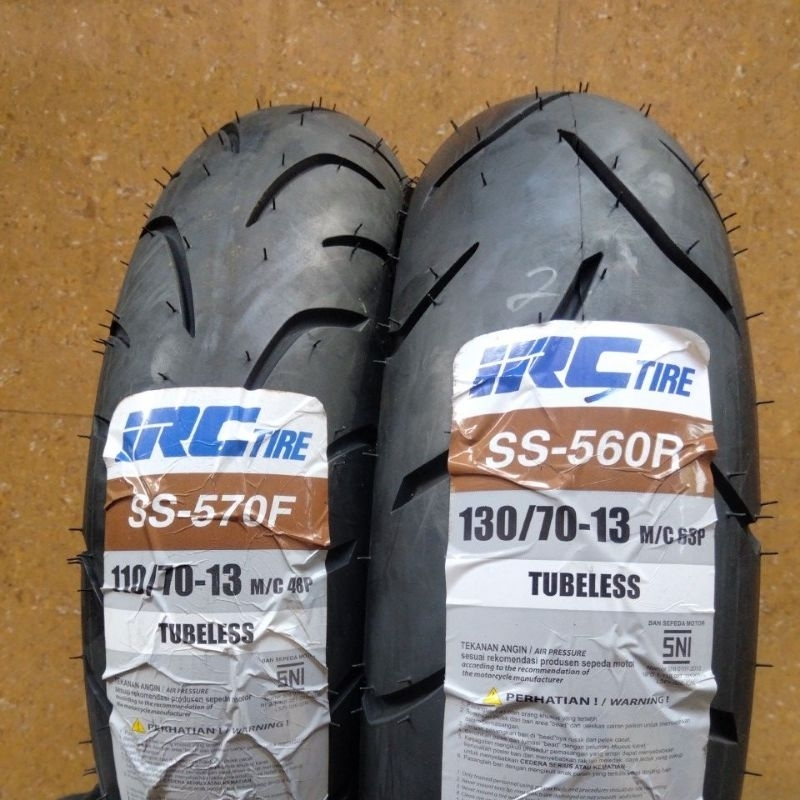 SEPASANG / SATUAN BAN MOTOR NMAX Ring 13 IRC SS570 SS560 DEPAN BELAKANG TUBELESS