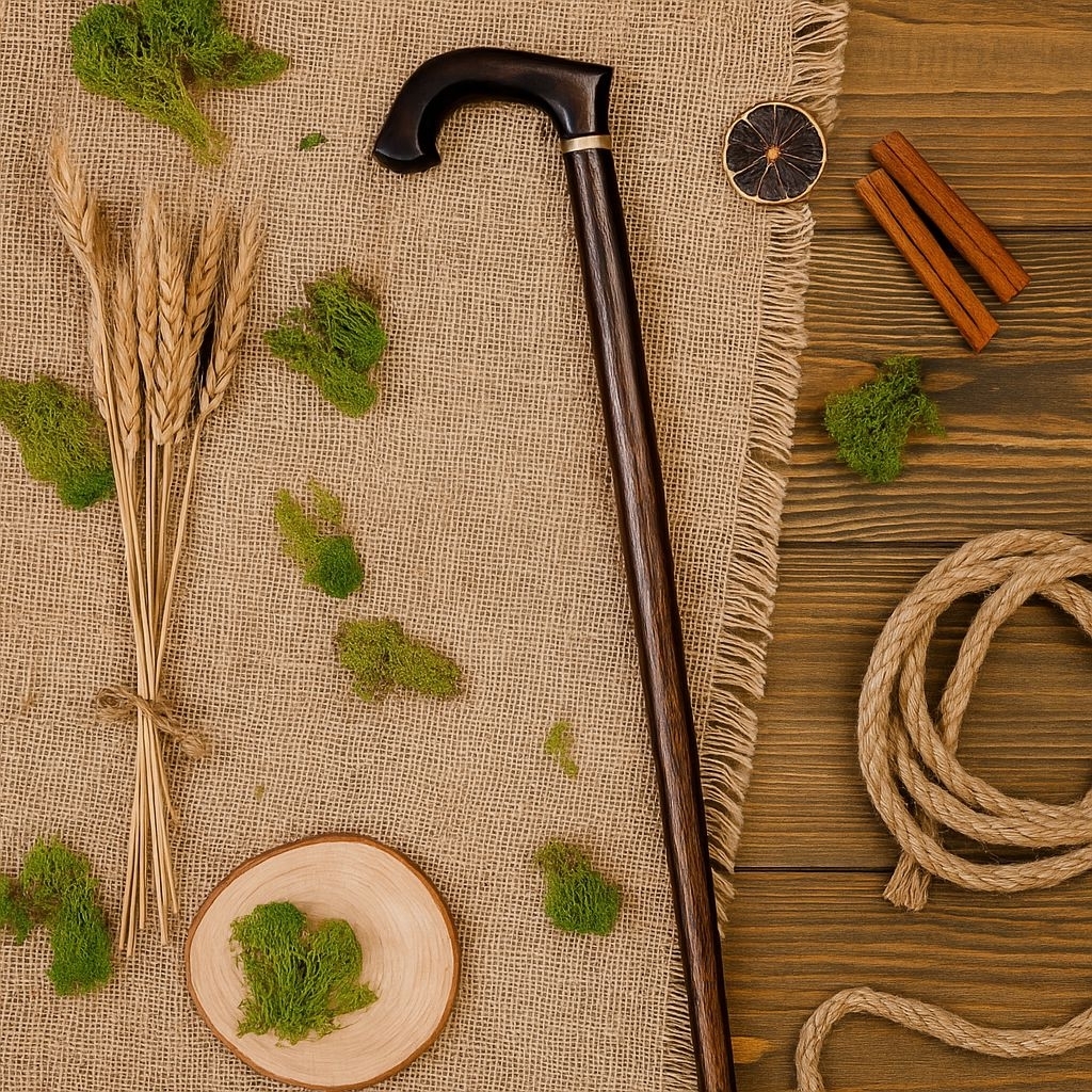TONGKAT JALAN KAYU AREN ASLI TONGKAT JALAN LANSIA ALAT BANTU JALAN BAHAN KAYU AREN MURAH AWET TAHAN 