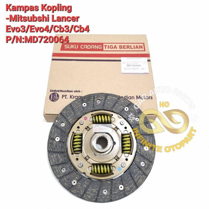 PLAT KAMPAS KOPLING CLUTCH DISC ASSY LANCER EVO 3 EVO 4 CB3 CB4 MD720064 MITSU
