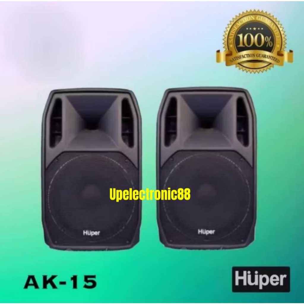 Speaker aktif 15" Huper AK15 AK 15 original garansi resmi sepasang