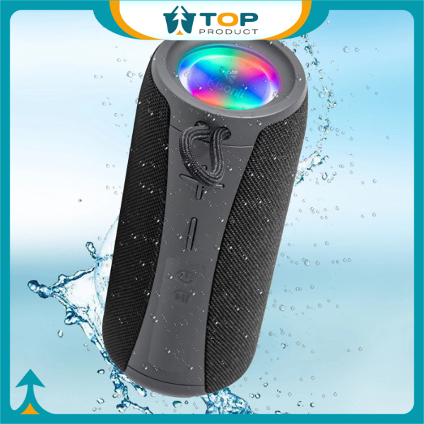 KISONLI Speaker Bluetooth Q20 Waterproof IPX4 With LED Light Bass Portable