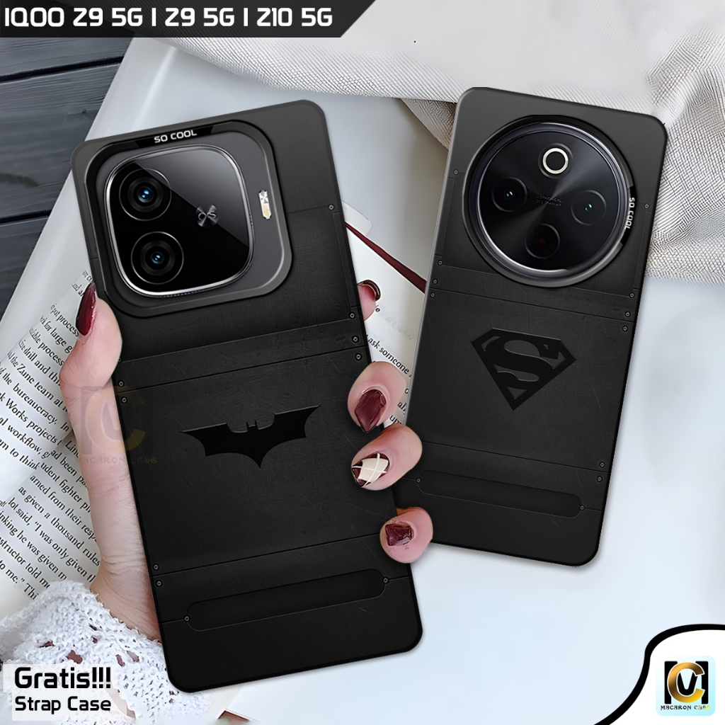 Case So Cool Iqoo Z9 5G | Iqoo Z9X 5G | Iqoo Z10 5G Terbaru 2025 Motif Black | SoftCase HP Vivo IQOO