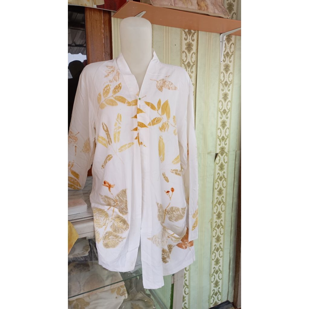 outer wanita ecoprint