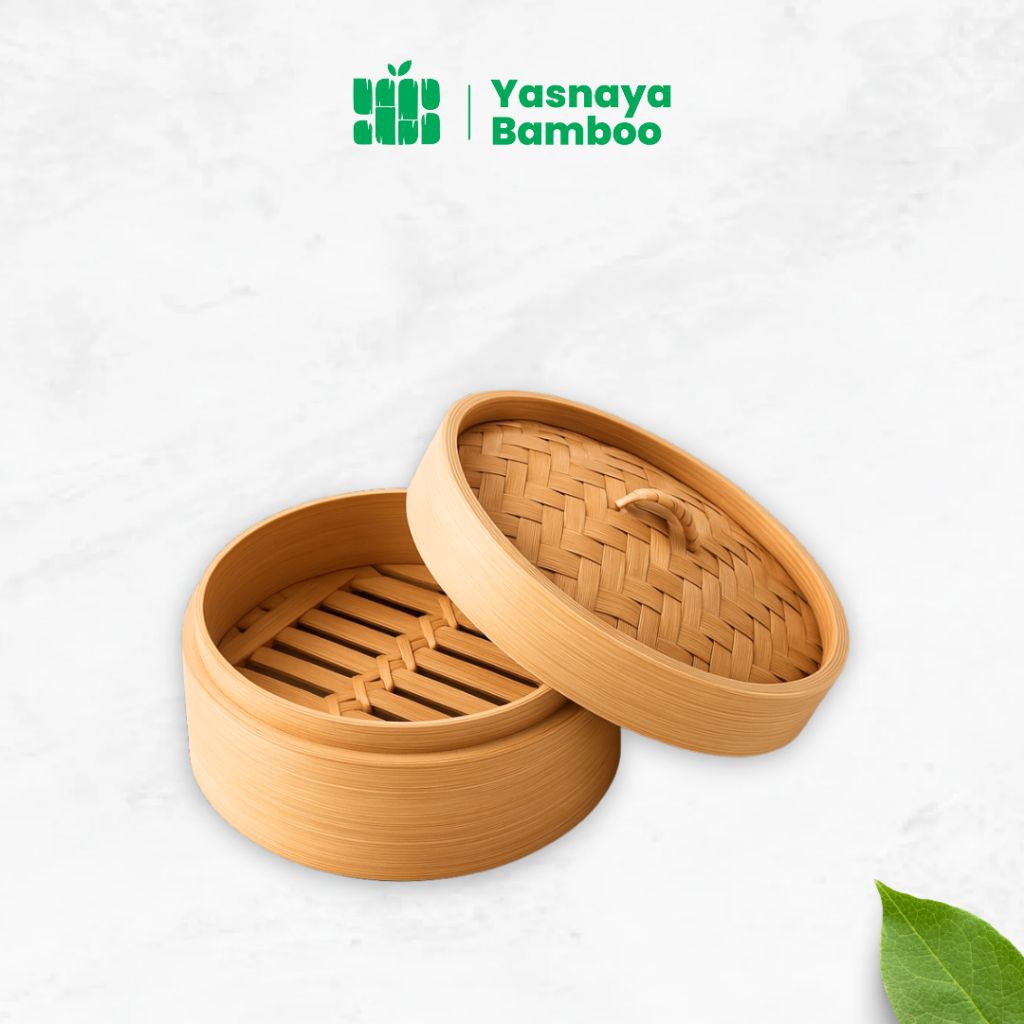 Klakat Bambu 13 cm – Tempat Kukus Dimsum / Bakpao / Nasi - Tahan Panas dan Ramah Lingkungan