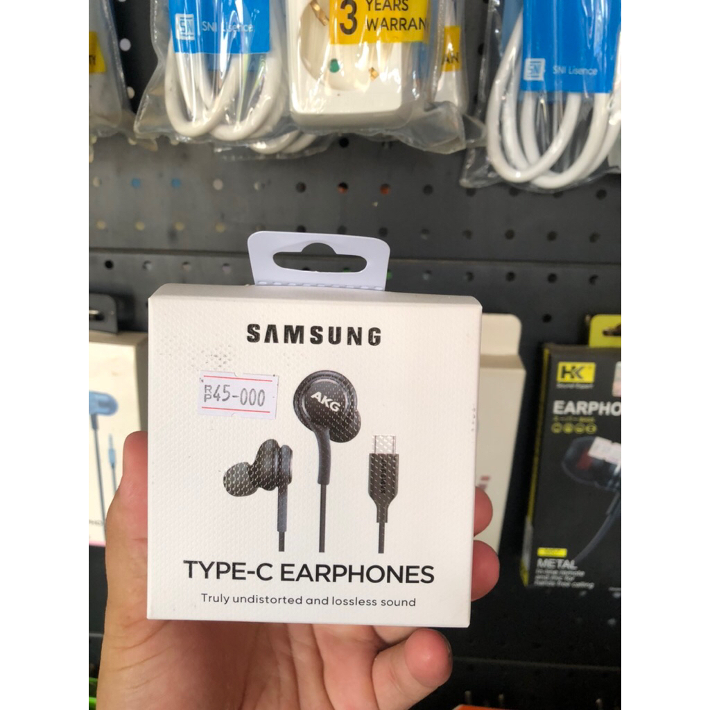 Headset earphones samsung type-c AKG ORIGINAL 100%
