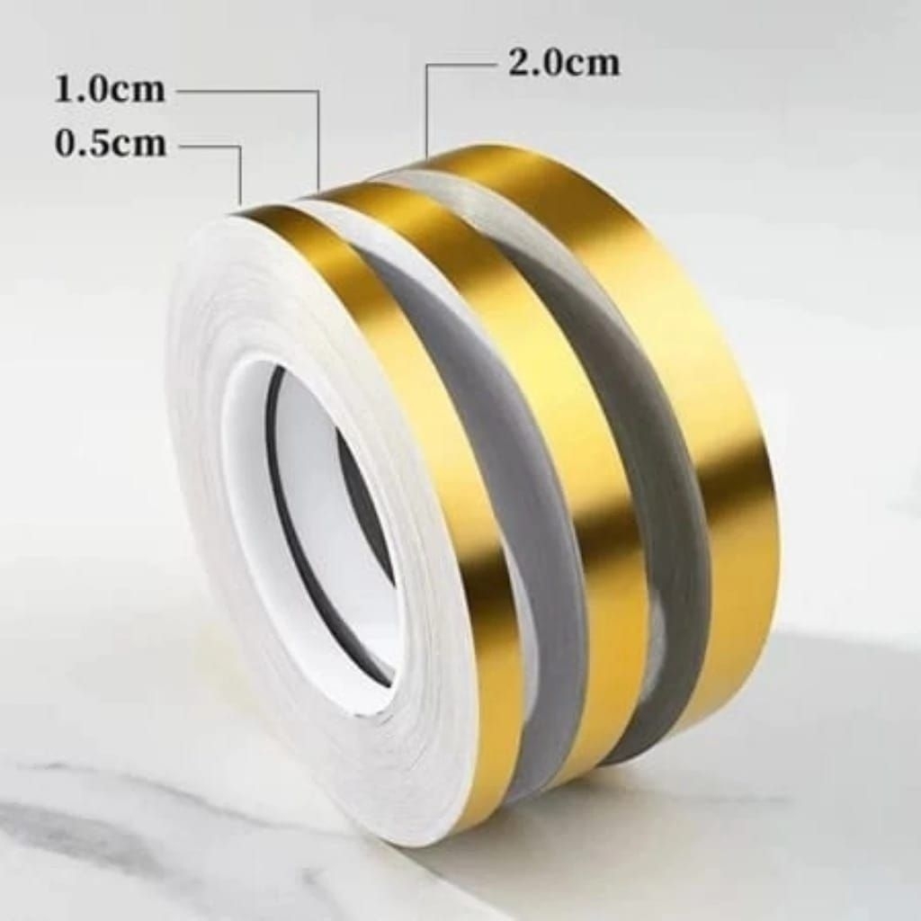 50 meter stiker list wallpaper dinding list dekorasi rumah ruang tamu