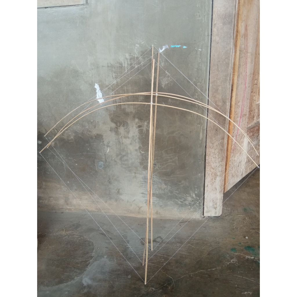 20 Pcs Kerangka layangan sukhoi siap pasang kretas 49/57cm