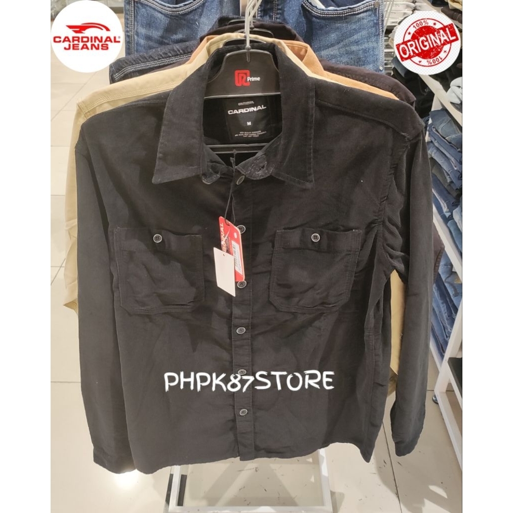 Jaket denim pria Cardinal original