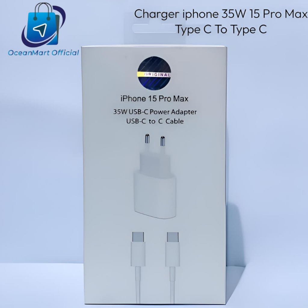 Charger Iphone Kabel Data Type C 35W Super Fast Charging Cable Hp Handphone 15 Pro Max