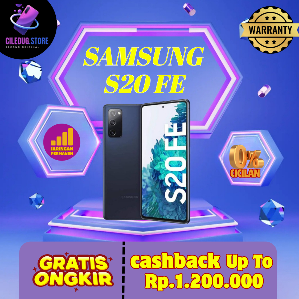 SEIN Samsung Galaxy S20 FE 8/256GB 8/128GB Second Fullset Original Resmi Indonesia