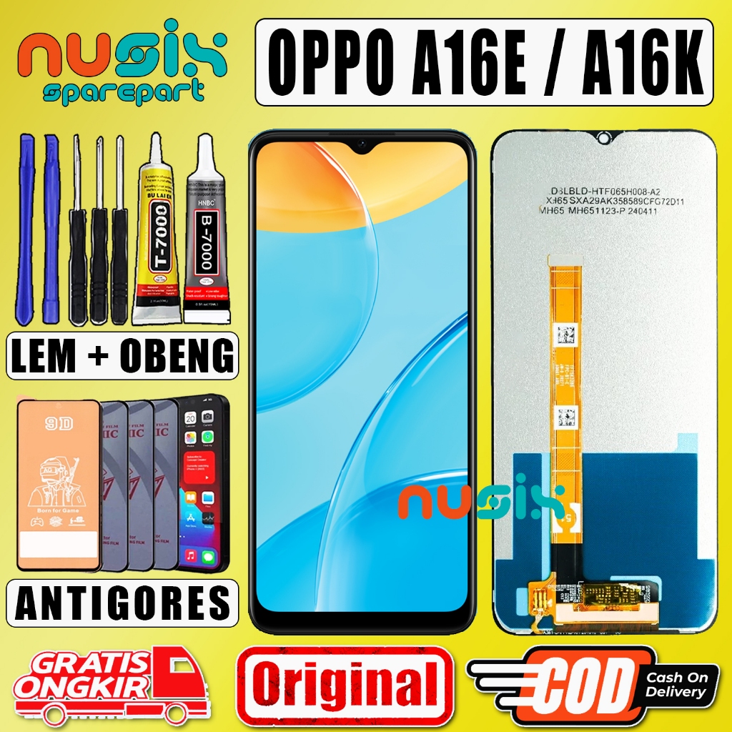 LCD TOUCHSCREEN OPPO A16E / A16K ORIGINAL FULLSET