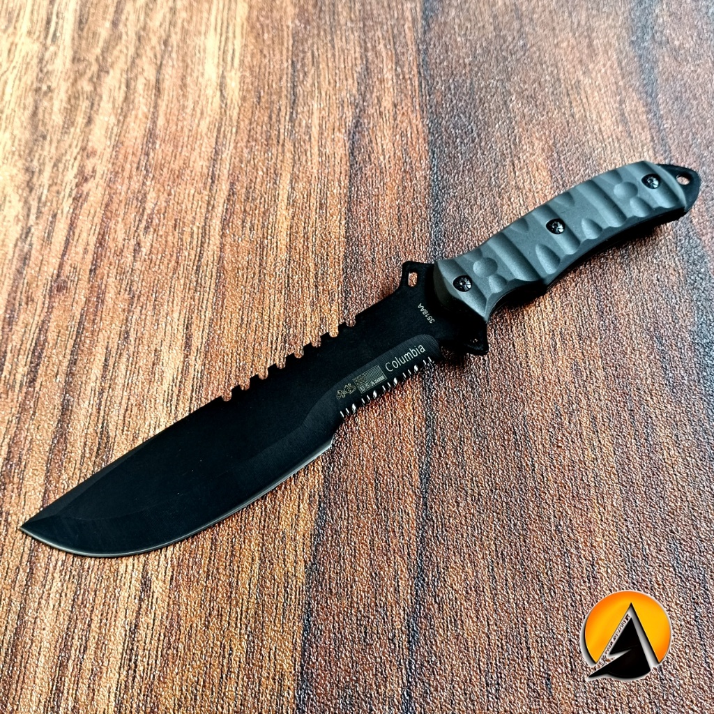 Pisau Camping Serbaguna Traveling Survival Outdoor Columbia 3518AA P1358