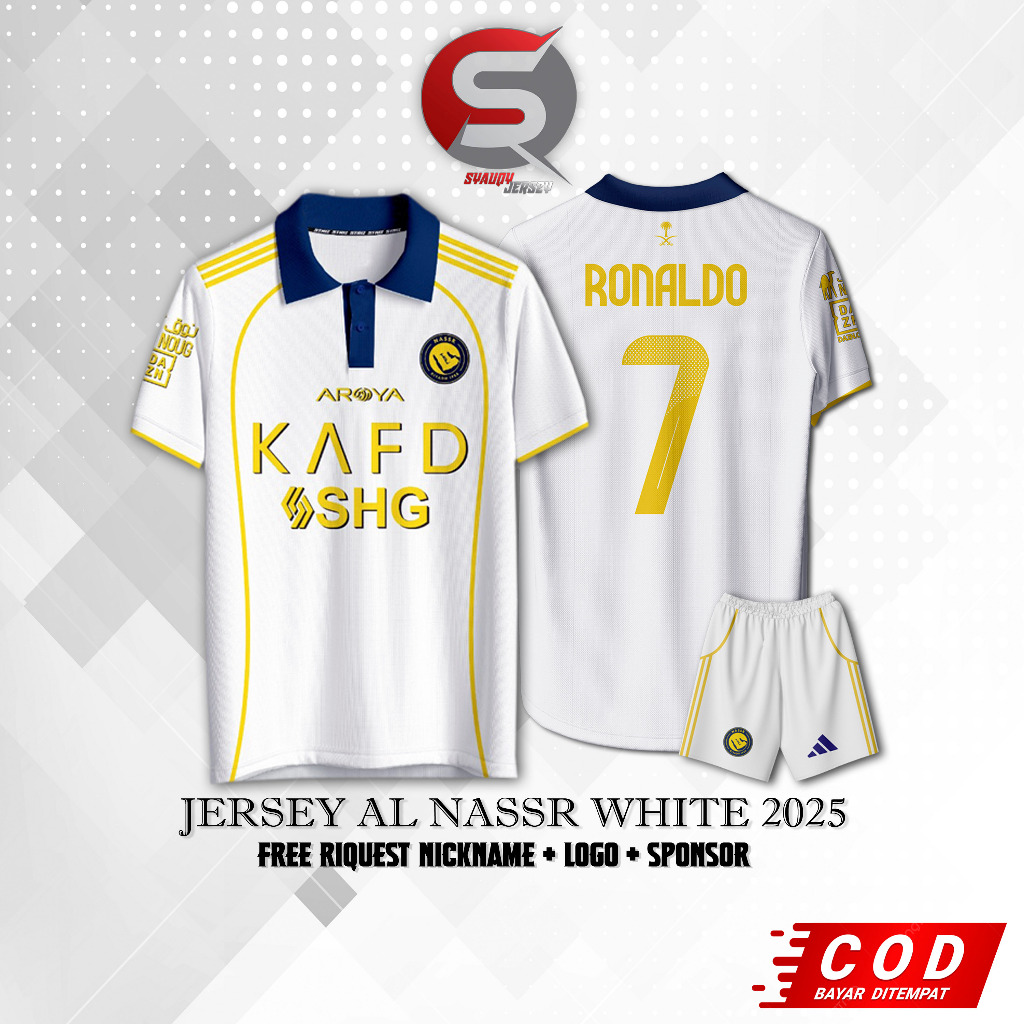 JERSEY BAJU KAOS AL NASR NEW 2025 2026FULLPRINTING BISA REQUEST NAMA