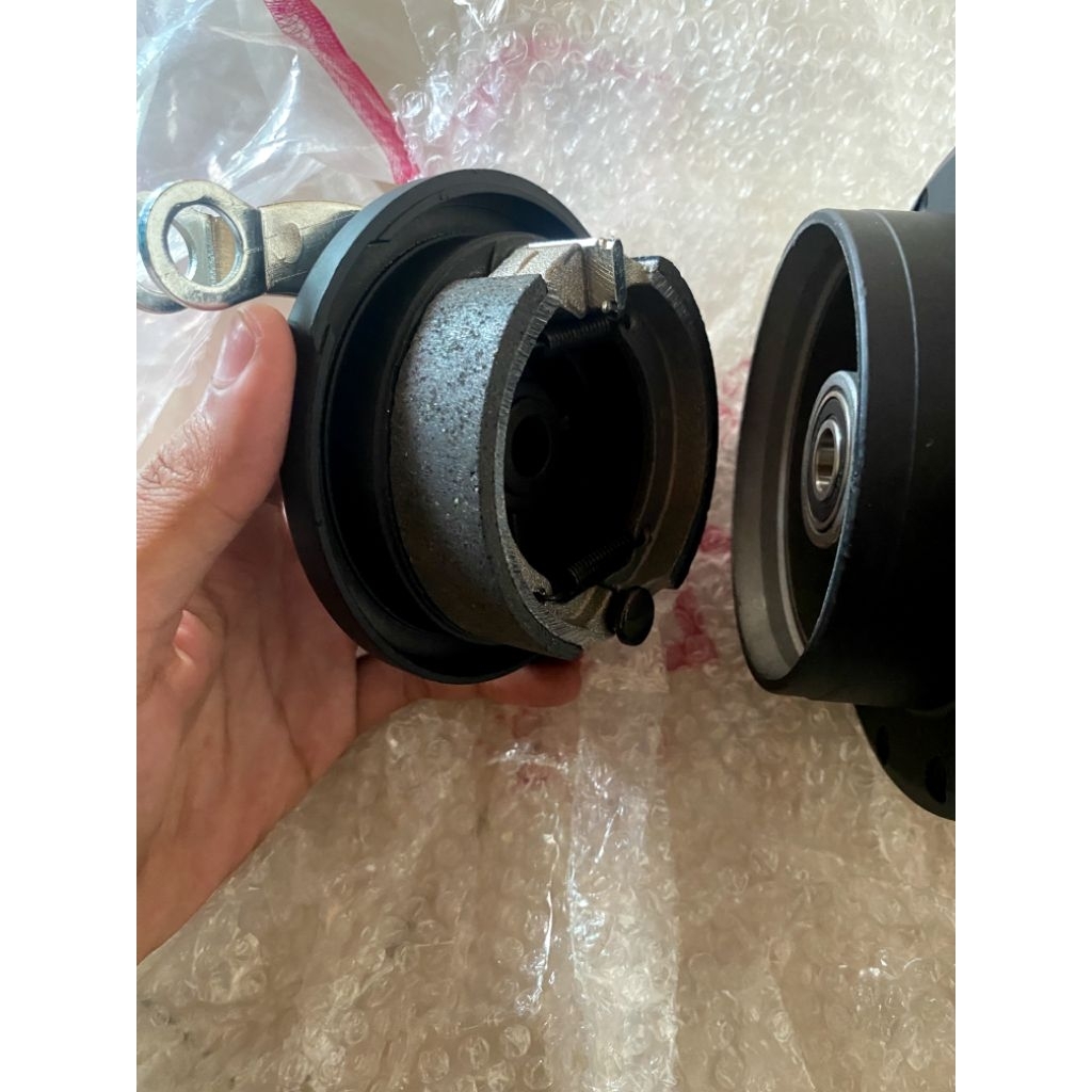 Tromol mini (Tromol belakang viar mini trail cross 70cc original) baru, tromol set pengeriman MT via