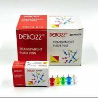 [1 PACK] PUSH PIN,PAKU MADING PAKU GABUS TRANSPRANT,PAKU MADING TRANSPRANT DEBOZZ