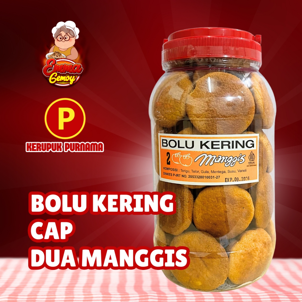 Bolu Kering Jadul Dua Manggis Snack Bolu Jajanan Emma Gemoy