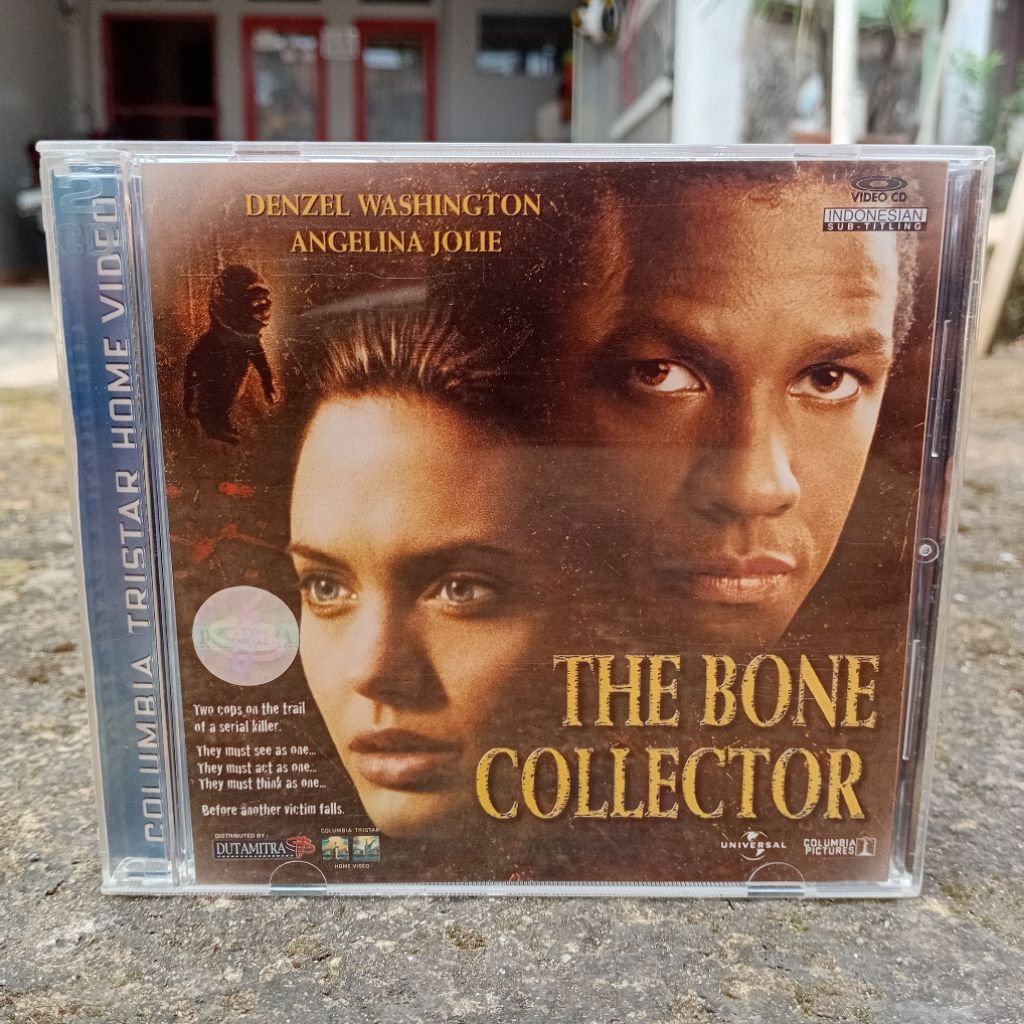 VCD The Bone Collector Angelina Jolie (1999) Teks Indonesia Original Columbia Pictures VideoCD