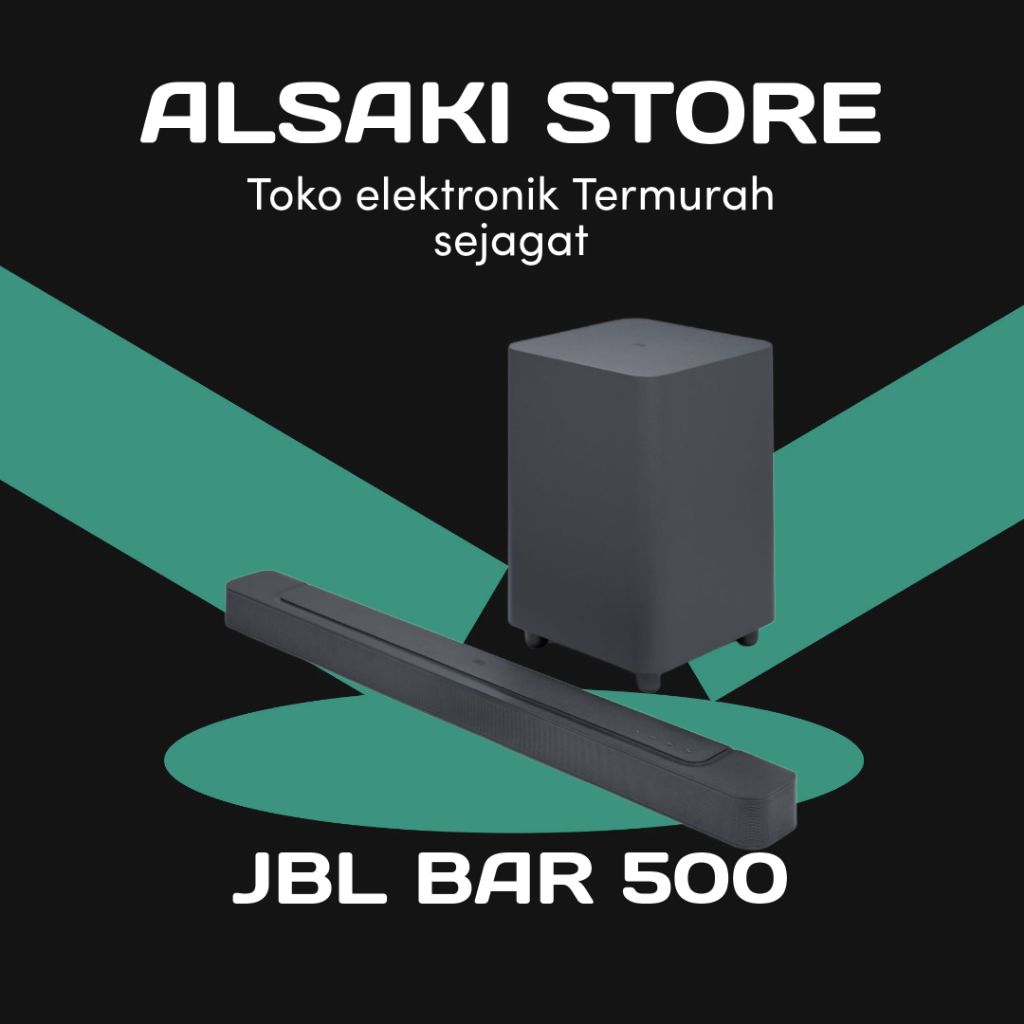 JBL BAR 500 INSTAN BIKE
SOUNDBAR ATMOS 5.1 ORIGINAL IMS WARRANTY