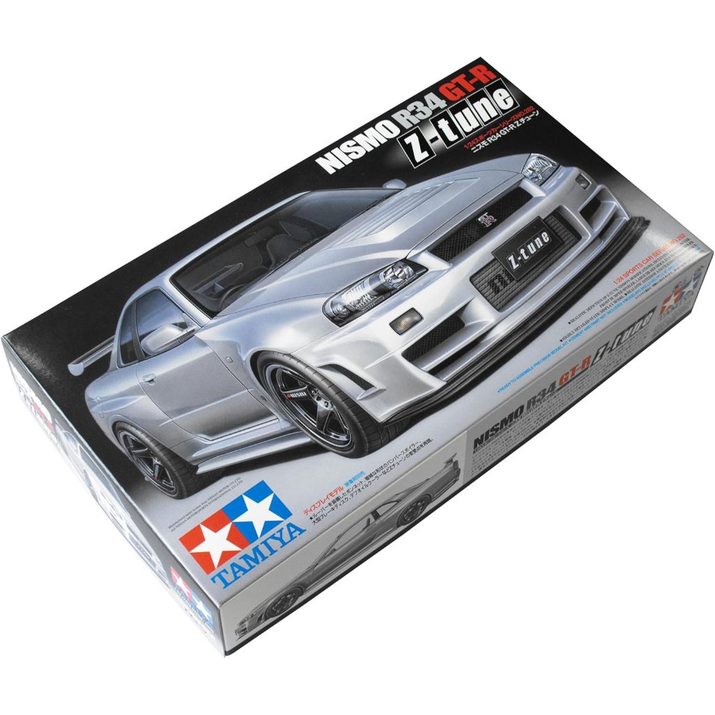 TAMIYA NISSAN SKYLINE GT-R R34 - NISMO Z-TUNE 1/24 SCALE MODEL KIT 24282
