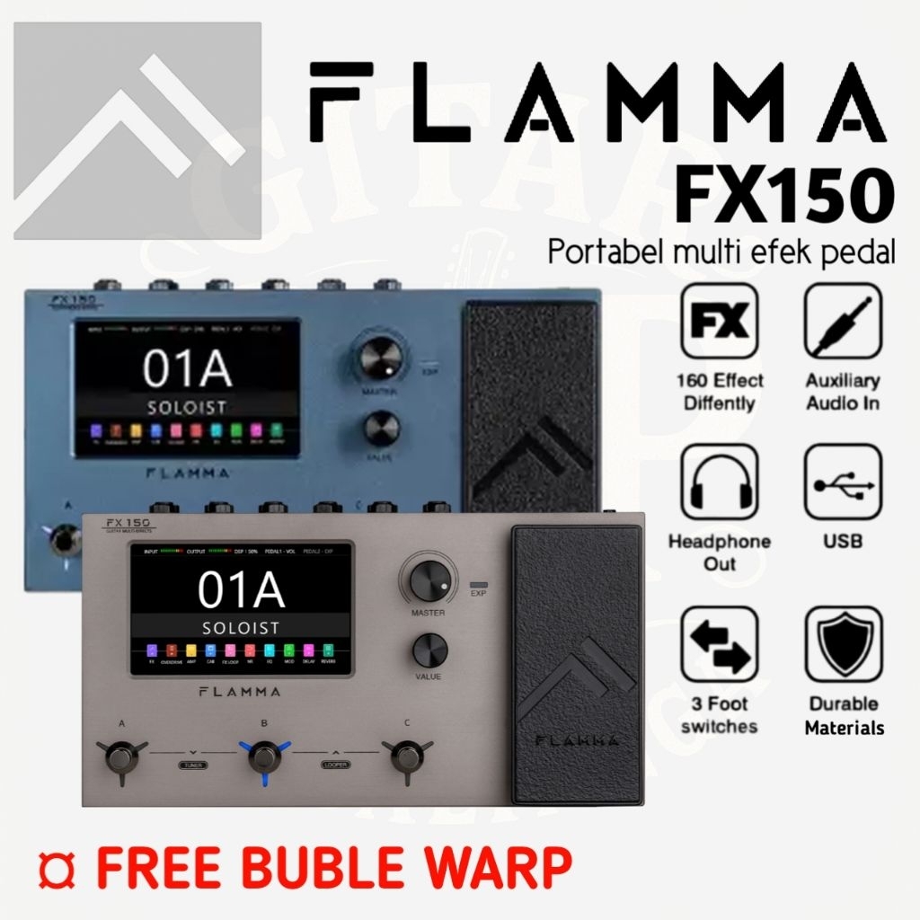 EFEK GITAR FLAMMA FX150 PEDAL EFEK FLAMMA FX150