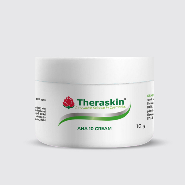 THERASKIN BPOM AHA 10 CREAM - Krim malam flek