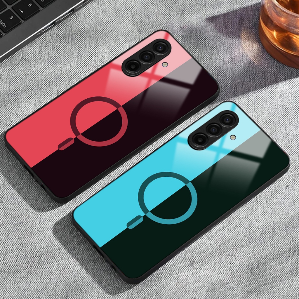 Softcase Kaca Samsung A17 TERBARU A13 A14 A15 A16 Case Kilau - Softcase Plat - Casing Custom Samsung