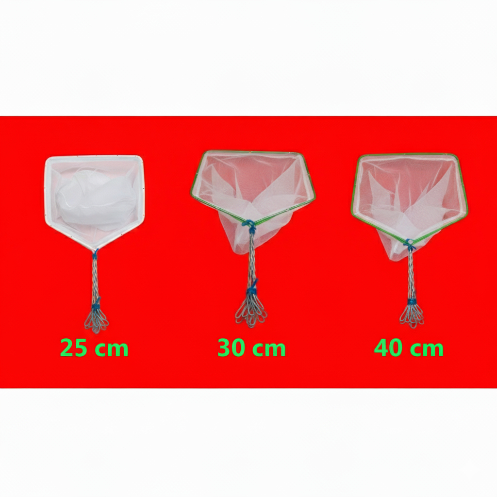 Serokan Ikan Besar 25cm 30cm 40cm | Saringan Ikan Cupang Guppy Channa & Serok Jentik