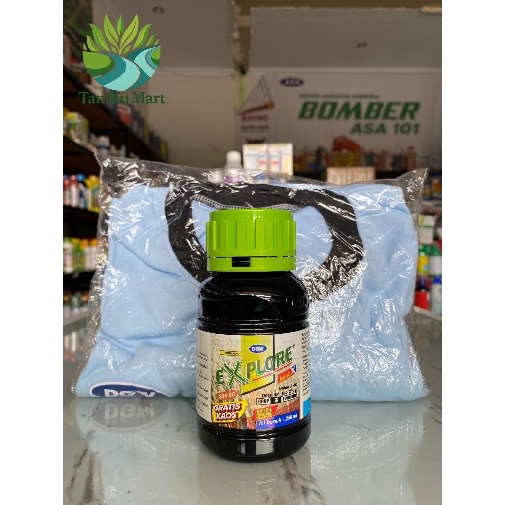 EXPLORE MAX 250EC, 250ML KEMASAN BARU GRATIS KAOS | FUNGISIDA SISTEMIK UNTUK MENGENDALIKAN PENYAKIT 