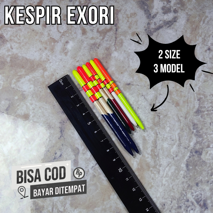 Pelampung Pancing Kespir Exori (8 cm - 10 cm) Kambangan Pensil Ringan Dan Sensitif