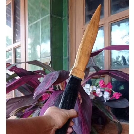 TOMBAK MAINAN KAYU TOMBAK PENDEK KAYU TOMBAK KAYU MAINAN TOMBAK RAKUTI TOMBAK KOLEKSI TOMBAK MAINAN