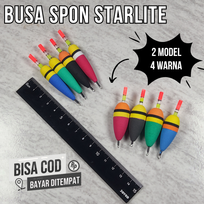 Pelampung Pancing Busa Spon Starlet / Kambangan Sensitif / Kumbul Sensitif Type PL Grosir