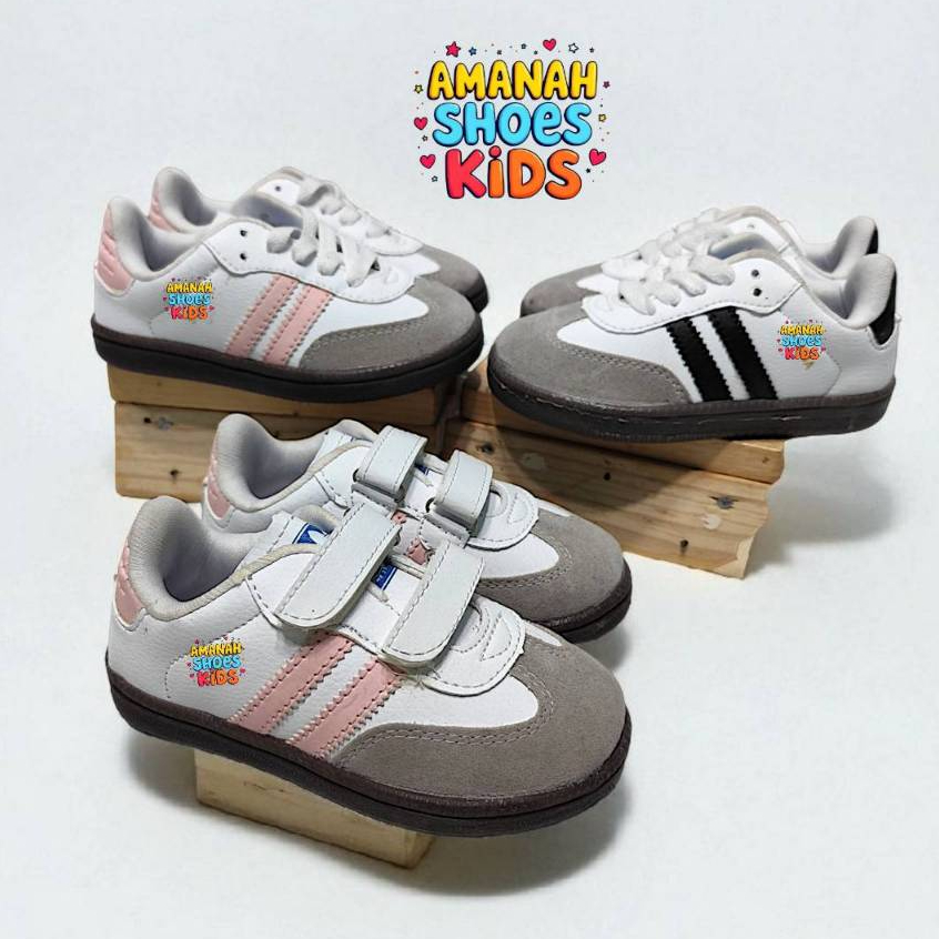 Sepatu Anak Perempuan Bonus Kaos Kaki Sneakers Usia 1-10 tahun