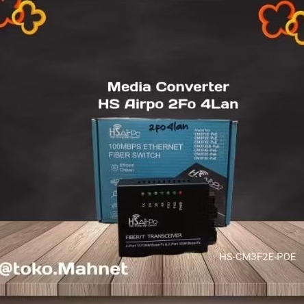 Media Converter Hs Airpo 2Fo 4Lan