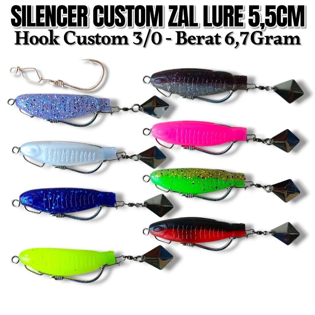 SILENCER MINI GABUS ZAL LURE. lure casting gabus. umpan casting gabus.