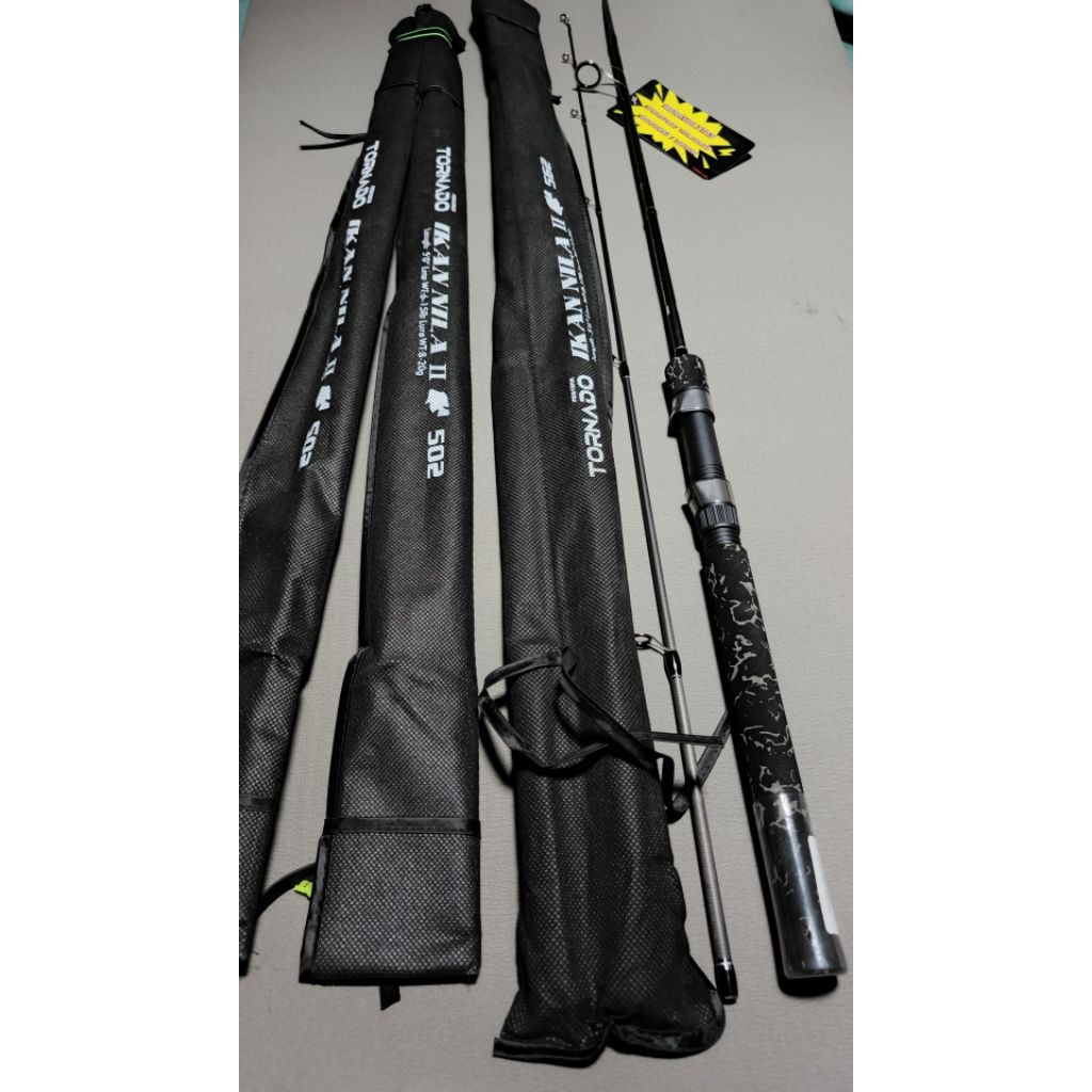 terbaru joran pancing TORNADO IKAN NILA II