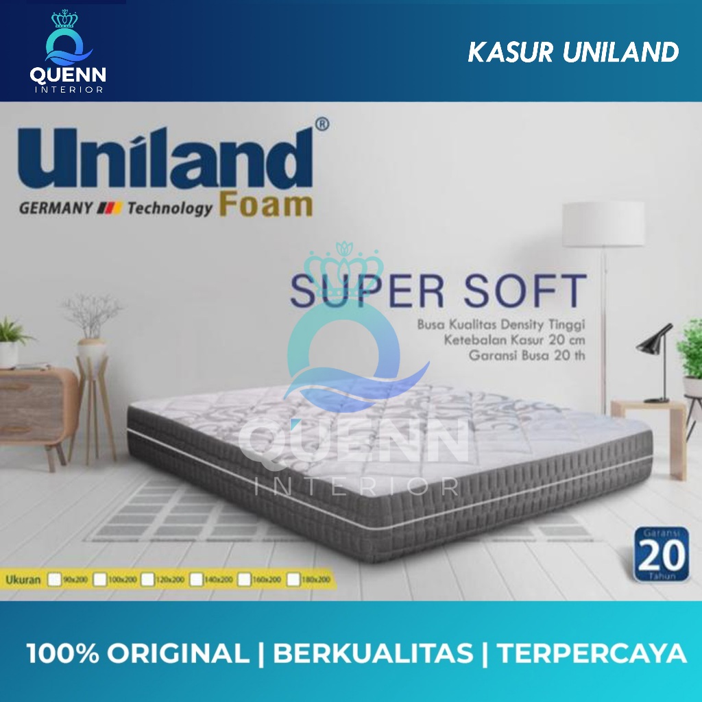 Uniland Kasur Spring Bed Kasur Busa Uniland Super Soft