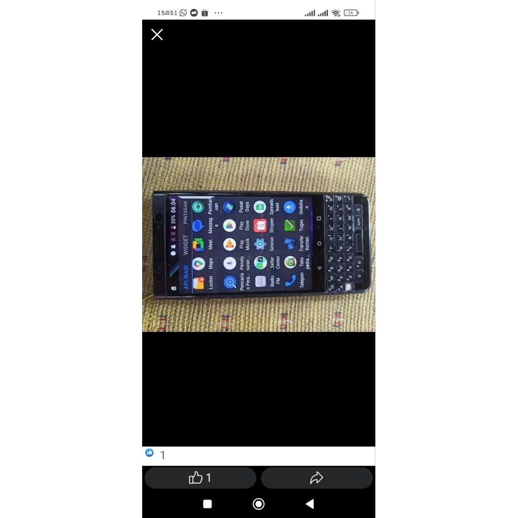 blackberry keyone
