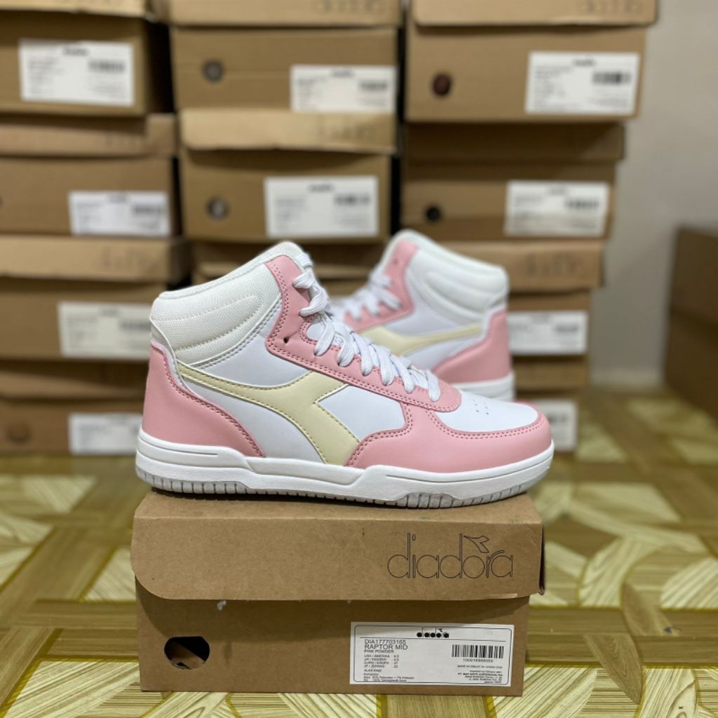 DIADORA RAPTOR MID PINK POWDER WOMEN ORIGINAL SALE