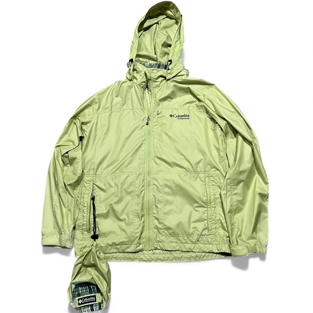 Columbia Titanium Packabke Outdoor Jacket Sage Original